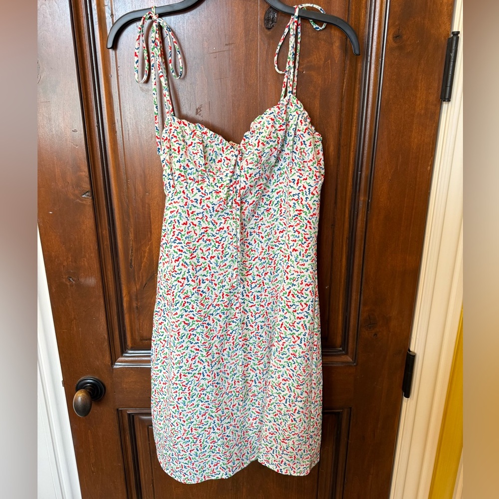 Colorful Spaghetti Strap Dress